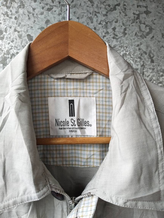 Vintage Nicole St Gilles Zipper Jacket Vintage Designer
