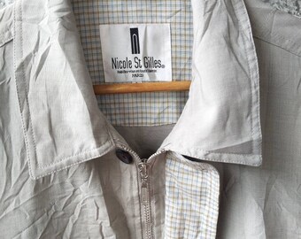 Vintage Nicole St Gilles Zipper Jacket Vintage Designer Jacket - Etsy