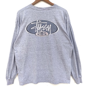 Vintage 90s Vintage Stussy t shirt long sleeve Stussy spell out Stussy big logo back hit size XL street wear