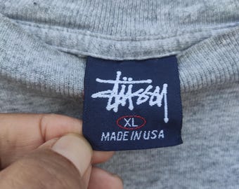 Streetwear × Stussy × Vintage Vintage Stussy All Logo Long