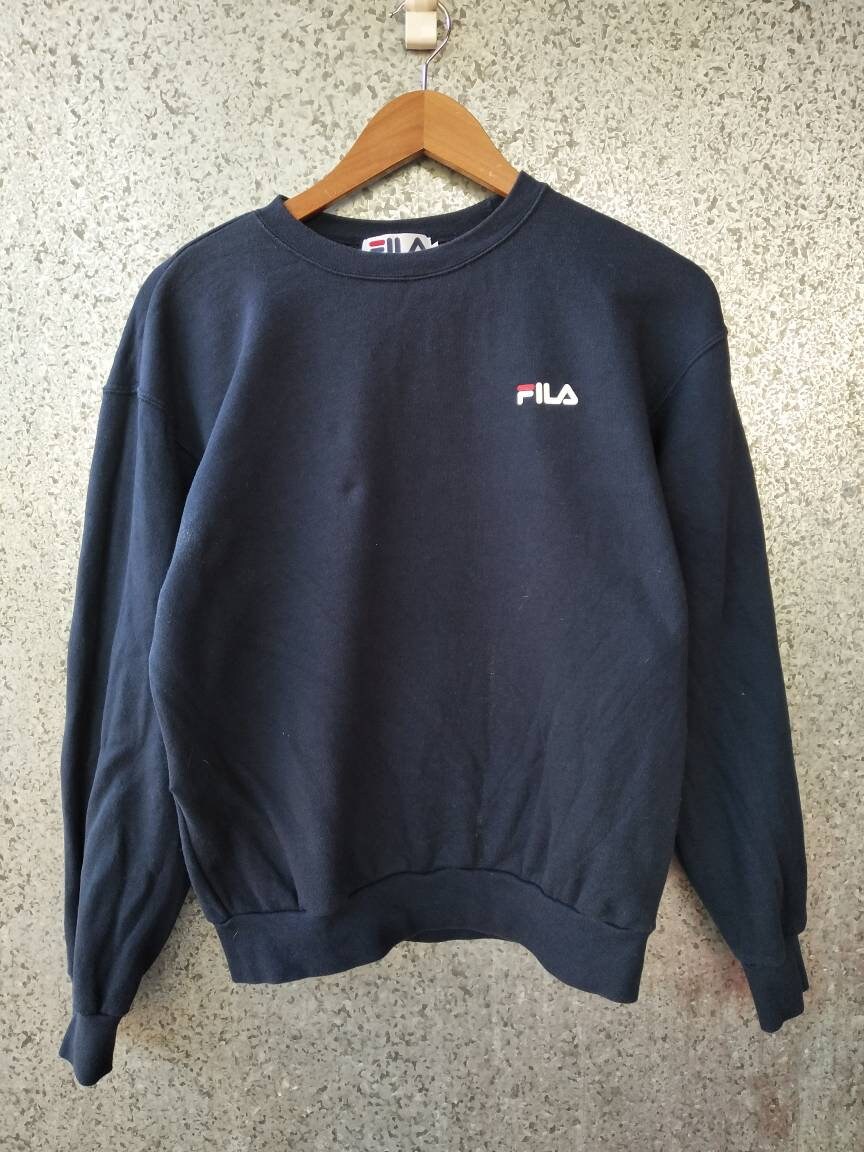 Vintage FILA Sweatshirt Fila kleines Logo Crewneck - Etsy.de