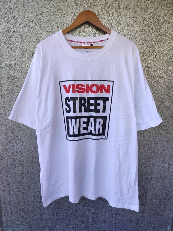 Vision Street Wear T Shirt Spell Out Tee White T Shirt - Etsy