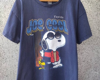 ヴィンテージ 90 年代 ヴィンテージ ジョー クール T シャツ ピーナッツ スヌーピー T シャツ カウズ フロリダ ハワイ
