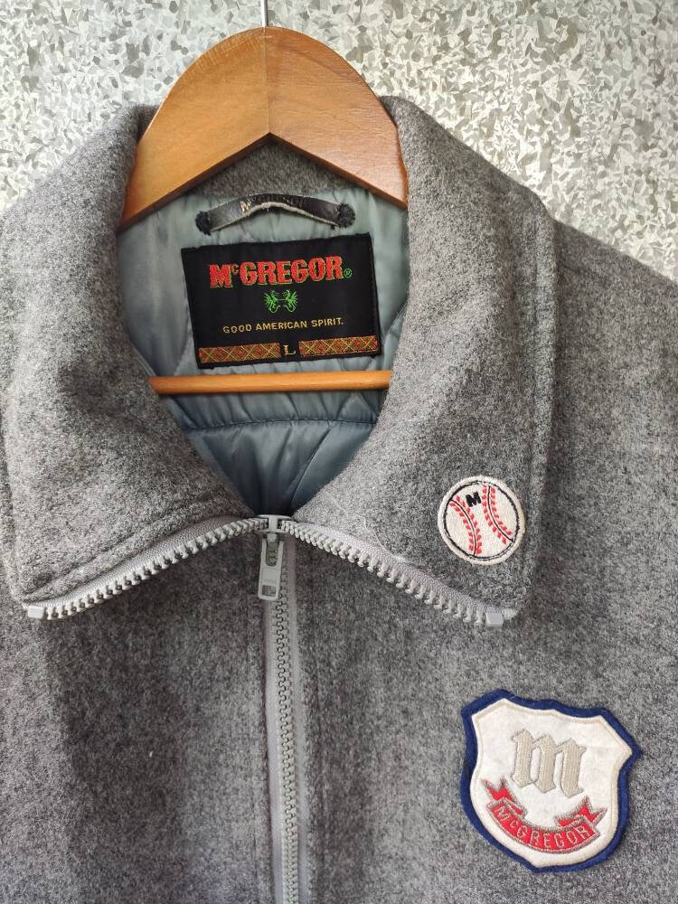 ジャケット・アウター 80s McGREGOR short wool bomber jacket 80s McGREGOR short wool bomber jacket - メルカリ