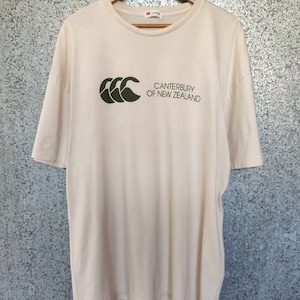 Vintage Canterbury of New Zealand t shirt big logo