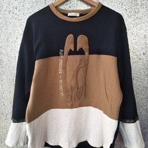 Vintage Japanese Brand CA Cest CA sweatshirt spell out / Japanese crewneck