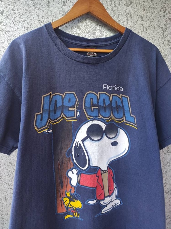 Vintage 90s Vintage Joe Cool T Shirt Peanuts Snoopy Tee Kaws
