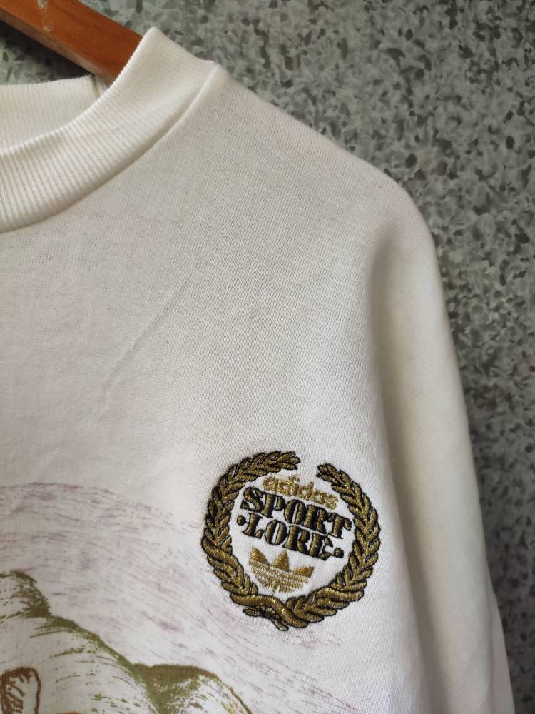 Vintage Adidas Sport Lore Sweatshirt very rare design Etsy