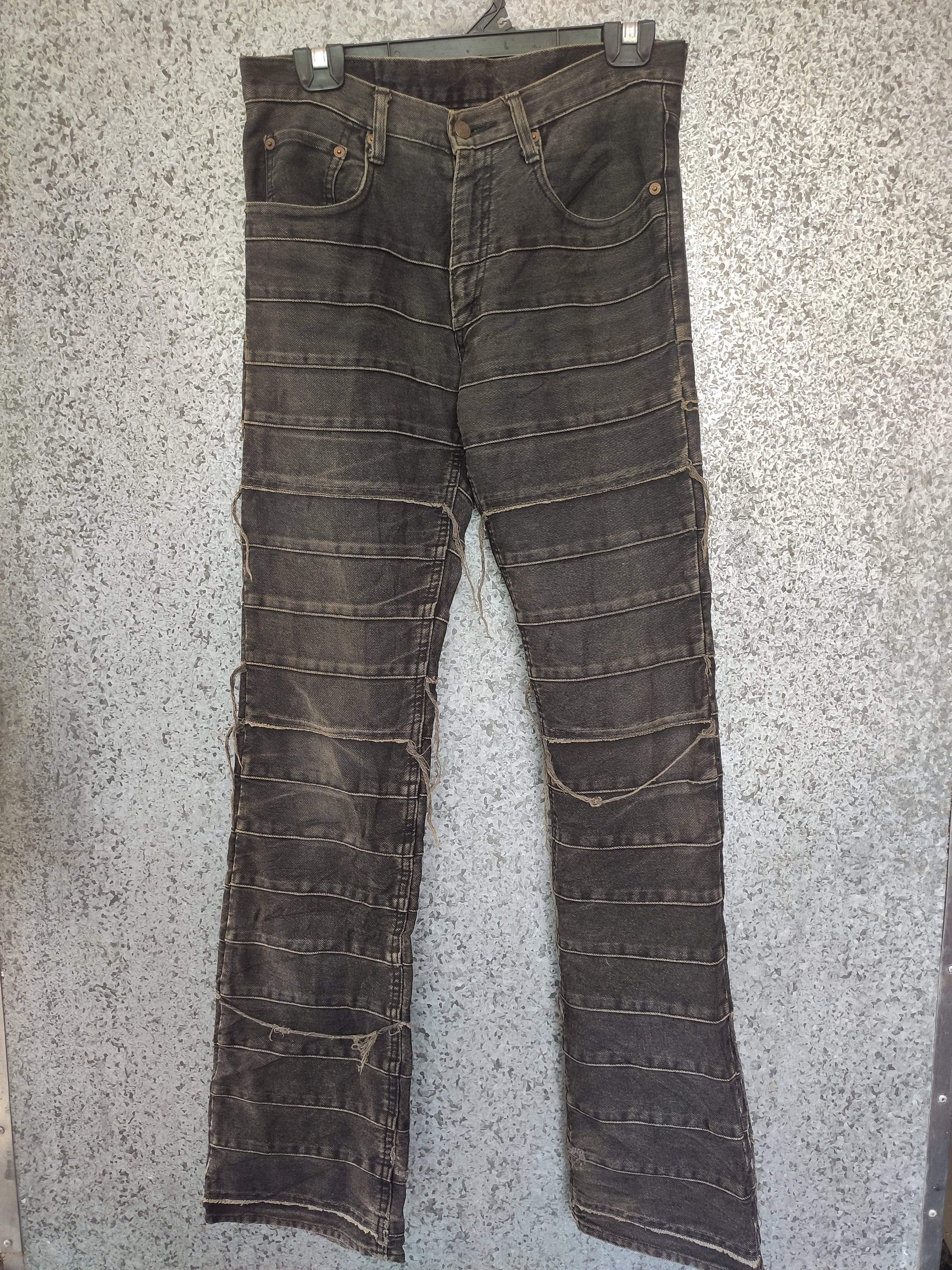 Vintage Hysteric Glamour Jeans Hagi Design Distressed Denim