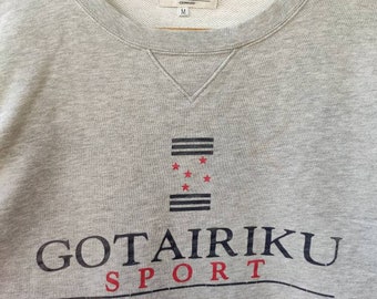 Vintage Gotairiku sweathirt spell out crewneck japanese brand sweater