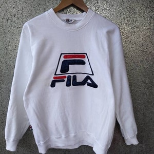 Vintage FILA sweatshirt Fila big logo crewneck fila spell out jumper
