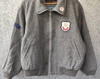 ジャケット・アウター 80s vintage McGREGOR wool bomber jacket Vintage 80s Vintage Mcgregor Jacket Bombers Wool Jacket