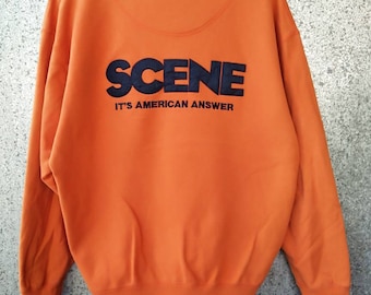 Vintage SCEENE sweatshirt its American Answer crewneck jumper