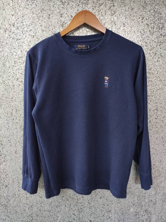 Vintage Polo Ralph Lauren long Sleeve Polo Bear