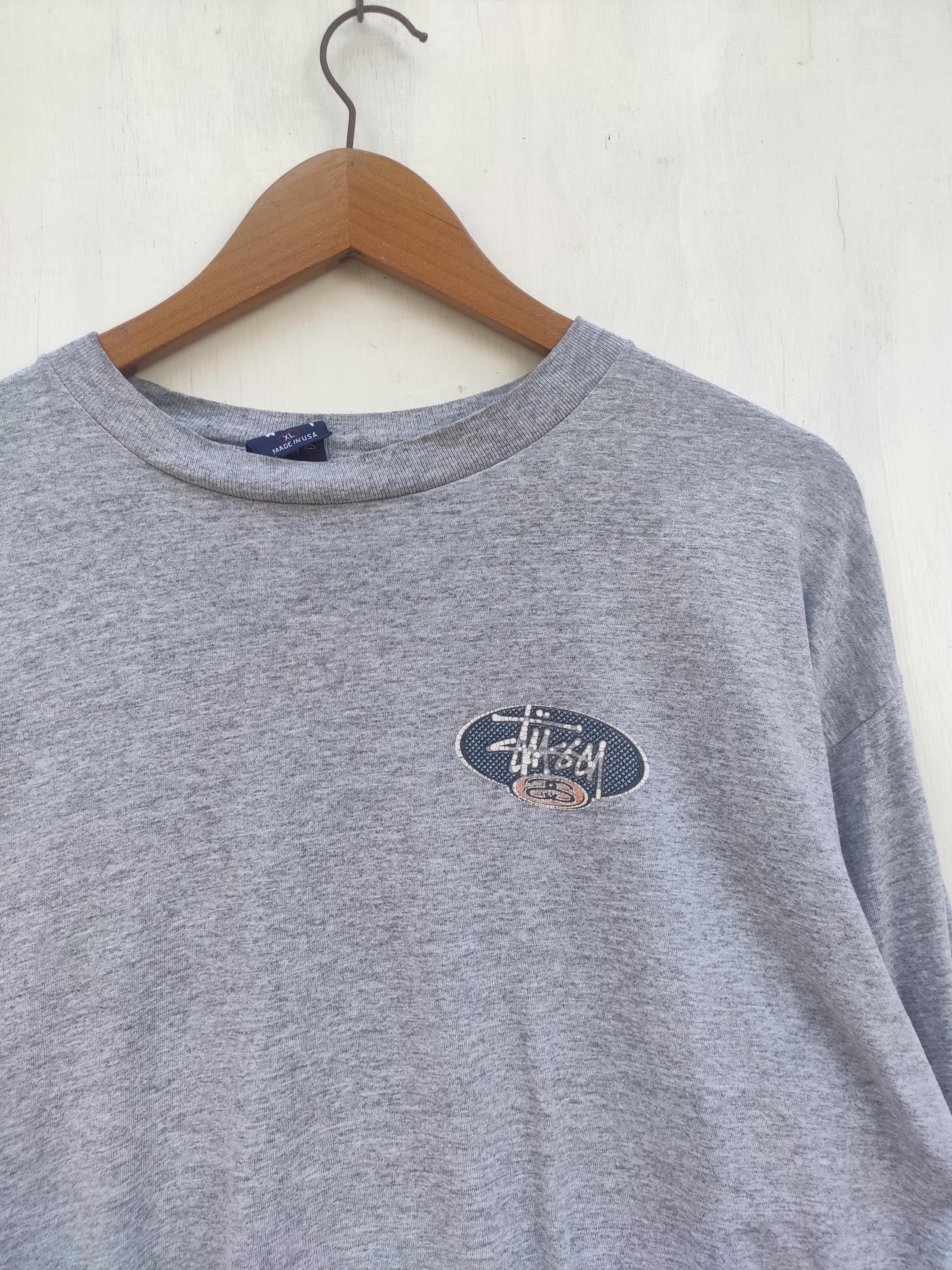 old stussy ロンT 七分袖 USA製 名作 美品 KidsPhoto old stussy ロンT 七分袖 USA製 名作 美品 KidsPhoto