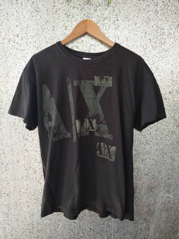 Buy Vintage 90s Vintage Armani Exchange T Shirt Armani Big Logo Online in  India - Etsy