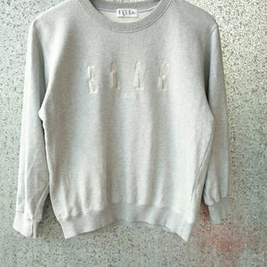 ELLE PARIS sweatshirt big logo spell out embroidery / ELLE crewneck / Elle jumper image 1