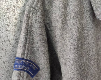 ジャケット・アウター 80s vintage McGREGOR wool bomber jacket Vintage McGregor Bomber Jacket Medium Gray Full Zip Light