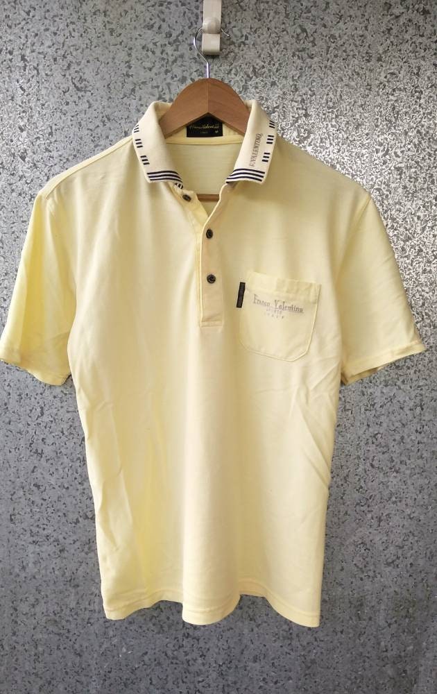 Vintage Franco Valentino Polo Tee / Designer Polo Shirt - Etsy