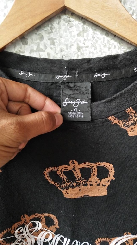 Sean John T Shirt Full Print Crown Design Hip Hop / Swag / Rapper