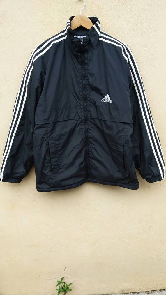 black waterproof adidas jacket