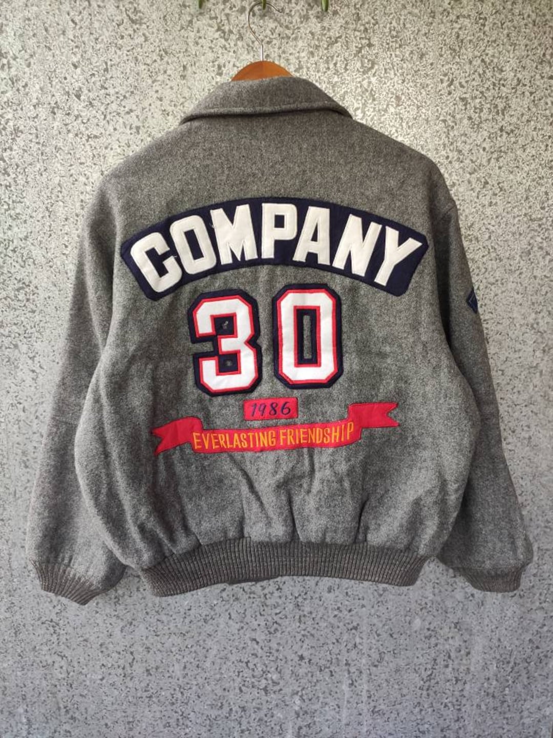 ジャケット・アウター 80s McGREGOR short wool bomber jacket Vintage 80s Vintage Mcgregor Jacket Bombers Wool Jacket