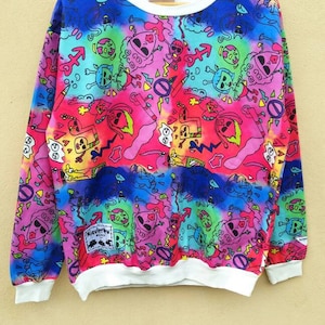 Pop Art designer Miauler Mew Black / Full print multicolour sweatshirts sweaters pullover hoodies multicolour design