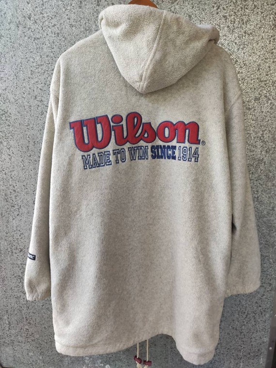 Vintage 90s Vintage Wilson Jacket Reversible Hoodies Wilson Spell Out Etsy UK