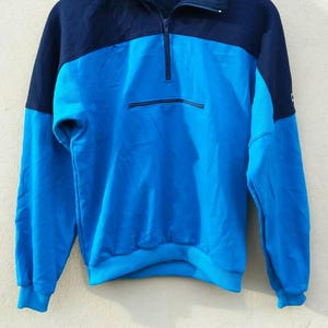 Vintage Montbell / zero point sweatshirt half zipper crewneck jumper