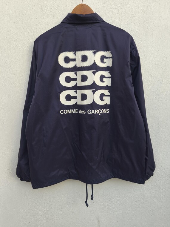 Comme Des Garcons Light Jacket CDG Coach Jacket CDG Motion Logo