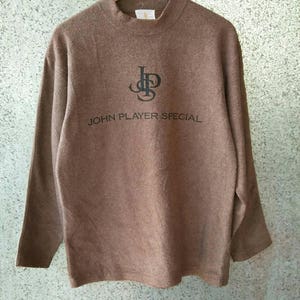 Super Rare!!! Vintage John Players Special Big Logo Spell Out sweatshirt crewneck jumper