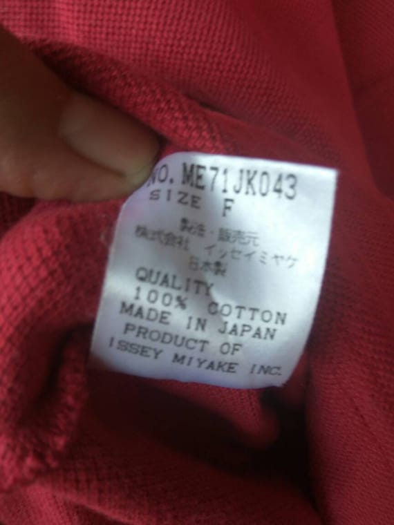 Vintage Issey Miyake Men T Shirt Single Pocket Made in Japan