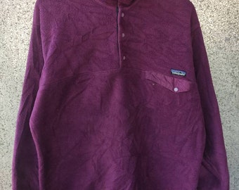 Vintage 90s Vintage Patagonia fleece Patagonia Synchilla Aztec sweater