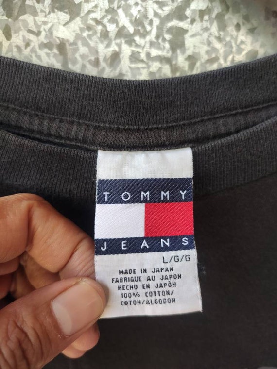 Vintage 90s Vintage Tommy Hilfiger T Shirt Tommy Jeans Tee Spell