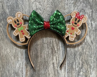 Gingerbread Pals 3D Mouse Ears