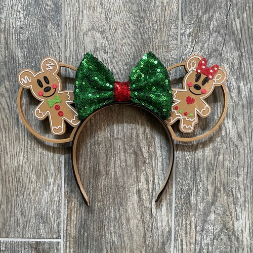 Gingerbread Pals 3D Mouse Ears