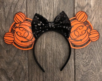 Not So Scary Pumpkins 3D Mouse Ears