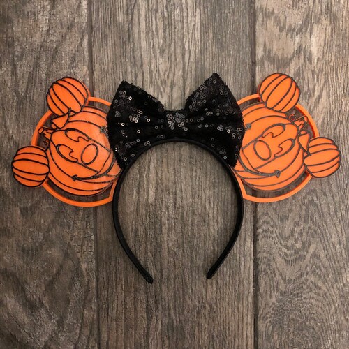 Not So Scary Pumpkins 3D Mouse Ears