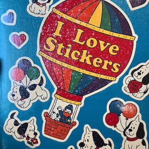 80’s vintage inspired Sticker Album.
