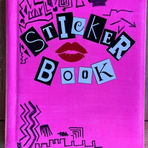 Vintage inspired Sticker Album.