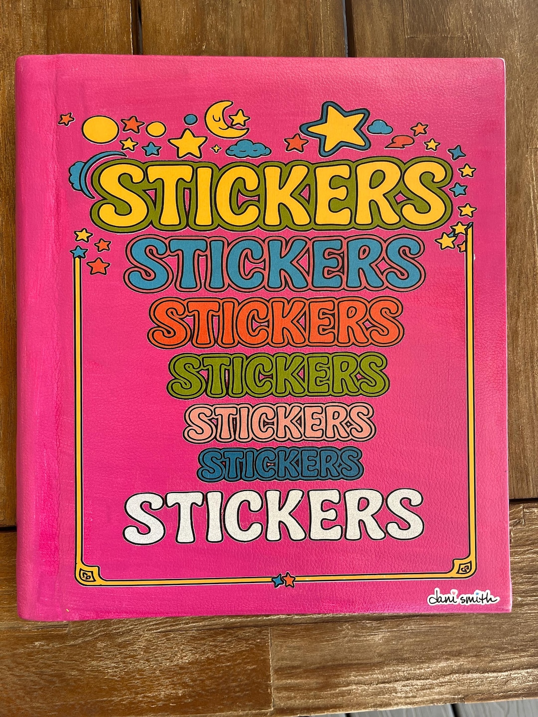 80’s Vintage Inspired Sticker Album. - Etsy