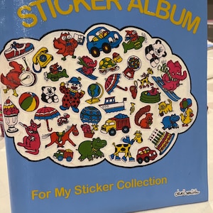 80’s vintage inspired Sticker Album.