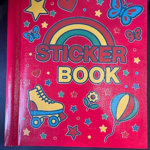 80’s vintage inspired Sticker Album.