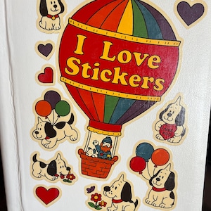 80’s vintage inspired Sticker Album.