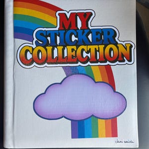 80’s vintage inspired Sticker Album.
