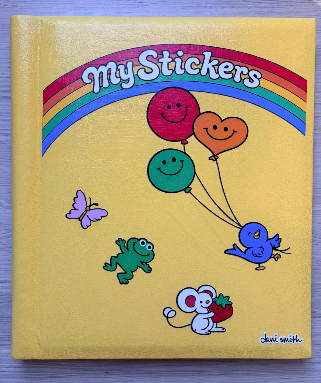 80’s Vintage Inspired Sticker Album. - Etsy