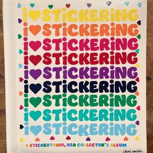 80’s vintage inspired Sticker Album.