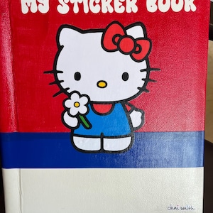 80’s vintage inspired Sticker Album.