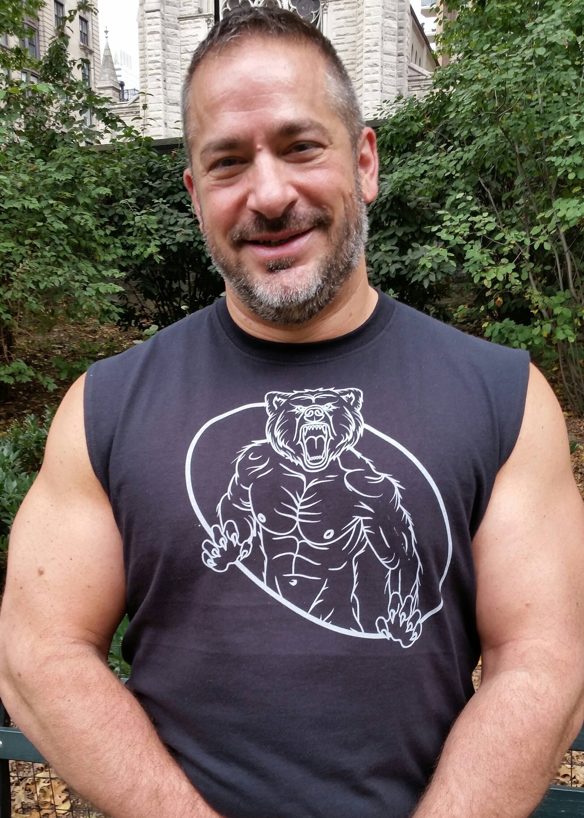 Gay Muscle Bear Image On A Gildan Brand Heavy Weight All Etsy - 50