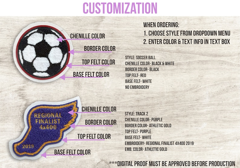 Custom Cheer & Dance Letterman Chenille Patch - Etsy